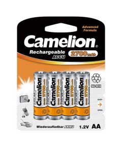 Camelion AA/HR6, 2700 mAh, Rechargeable Batteries Ni-MH, 4 pc(s)