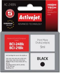 Activejet AC-24BN ink (replacement for Canon BCI-24Bk; Supreme; 9 ml; black)