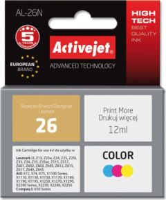 Activejet AL-26N ink for Lexmark printer; Lexmark 26 10N0026 replacement; Supreme; 12 ml; color