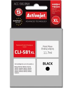 Activejet ACC-581BNX ink (replacement for Canon CLI-581Bk XL; Supreme; 11.70 ml; black)