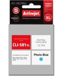 Activejet ACC-581PBNX ink for Canon printer; Canon CLI-581PB XL replacement; Supreme; 11,70 ml; photo blue