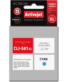 Activejet ACC-581CNX ink (replacement for Canon CLI-581C XL; Supreme; 11.70 ml; cyan)