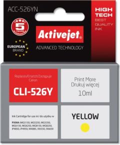 Activejet ACC-526YN ink (replacement for Canon CLI-526Y; Supreme; 10 ml; yellow)