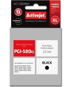 Activejet ACC-580BNX ink (replacement for Canon PGI-580Bk XL; Supreme; 25.7 ml; black)