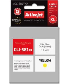 Activejet ACC-581YNX ink (replacement for Canon CLI-581Y XL; Supreme; 11.70 ml; yellow)