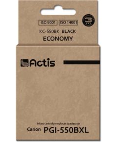 Actis KC-550Bk ink (replacement for Canon PGI-550Bk; Standard; 23 ml; black (with chip)