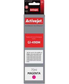 Activejet AC-G490M ink for Canon printer; Canon GI-490M replacement; Supreme; 70 ml; magenta