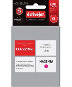 Activejet ACC-551MN ink (replacement for Canon CLI-551M; Supreme; 15 ml; magenta)