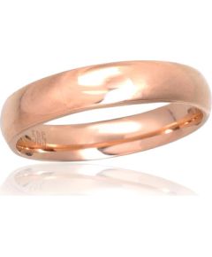 Золотое обручальное кольцо #1101091(Au-R), Красное Золото 585°, Размер: 17.5, 2.98 гр.