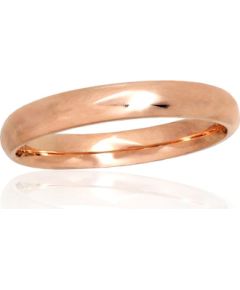 Золотое обручальное кольцо #1101090(Au-R), Красное Золото 585°, Размер: 20, 2.55 гр.