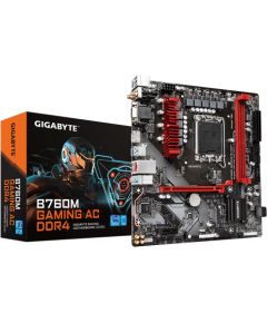 Mainboard GIGABYTE Intel B760 Express LGA1700 Micro-ATX Memory DDR4 Memory slots 2 1xPCI-Express 3.0 1x 1xPCI-Express 4.0 16x 2xM.2 1x15pin D-sub 1xHDMI 1xDisplayPort 2xUSB 2.0 3xUSB 3.2 1xUSB-C 1xPS/2 B760MGAMINGACDDR41.1