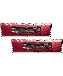 G.Skill DDR4 32GB 2400-CL15 Flare X - Dual-Kit - Red