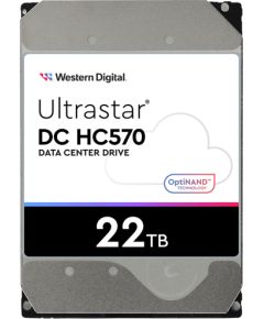 Western Digital HDD Server WD/HGST ULTRASTAR DC HC570 (3.5’’, 22TB, 512MB, 7200 RPM, SATA 6Gb/s, 512E SE NP3), SKU: 0F48155