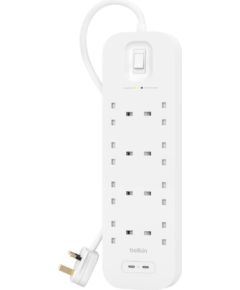 Belkin Connect White 8 AC outlet(s) 2 m