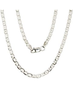 Серебряная цепочка Марина 3 мм, алмазная обработка граней #2400103, Серебро 925°, длина: 55 см, 9 гр.