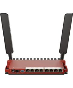 Wireless Router MIKROTIK Wireless Router Wi-Fi 6 IEEE 802.11ax USB 3.0 8x10/100/1000M 1xSPF Number of antennas 2 L009UIGS-2HAXD-IN