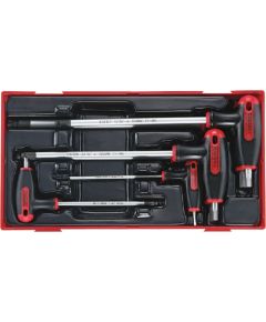 Tengtools Seškanšu atslēgu komplekts Teng Tools TTHEX7AF; 7 gab.