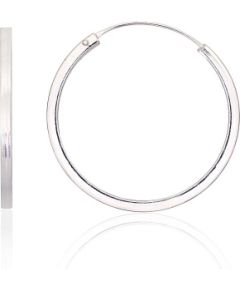 Серебряные серьги-кольца #2203985, Серебро 925°, 3.1 гр.