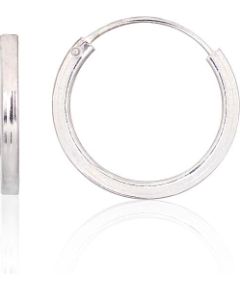 Серебряные серьги-кольца #2203981, Серебро 925°, 1.7 гр.