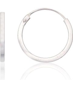 Серебряные серьги-кольца #2203963, Серебро 925°, 1.1 гр.