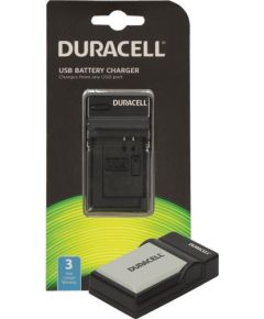 LĀDĒTĀJS Duracell Charger with USB Cable for DR9925 LP-E5