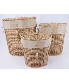 Basket WILLI STRIPE 33x21xH36cm