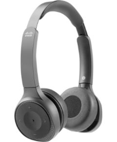 Cisco 730 Wireless Dual On-ear Headset USB-A Bundle - Carbon Black / HS-WL-730-BUNA-C