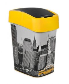 Curver Atkritumu spainis Deco Flip Bin 25L New York