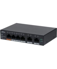 Switch DAHUA CS4006-4GT-60 Type L2 Desktop/pedestal PoE ports 4 60 Watts DH-CS4006-4GT-60