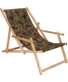 Impregnēts krēsls ar roku balstiem Springos DC006 DSMORO kamo.