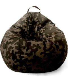 Qubo Comfort 120 Camouflage Pop Augstas kvalitātes krēsls Bean Bag