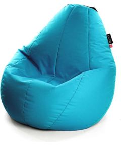 Qubo Comfort 90 Wave blue Pop Augstas kvalitātes krēsls Bean Bag