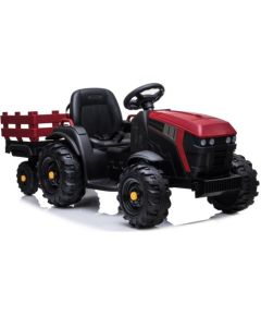 Lean Cars Electric Ride On Tractor with a trailer BDM0925 Red