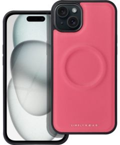 Roar Mag Morning silikona aizsargapvalks Apple iPhone 15 rozā