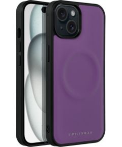 Roar Mag Morning Силиконовый задний чехол для Apple iPhone 15 фиолетовый
