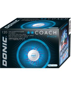 Table tennis ball DONIC P40+  Coach 2 star 120 pcs White