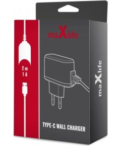 MaxLife MXTC-03 Tīkla Lādētajs USB-C Vads 2m