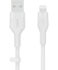 Belkin Cbl Scicone USB-A LTG 2M blc White