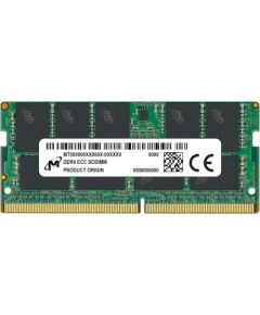 Micron SO-DIMM ECC DDR4 16GB 1Rx8 3200MHz PC4-25600 MTA9ASF2G72HZ-3G2R