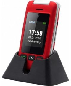 Sponge Artfone C10 Flip Senior Phone Dual SIM Red
