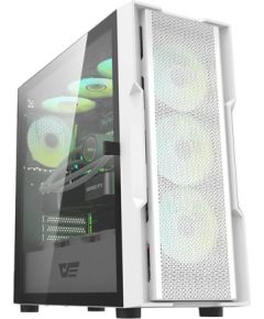 Computer case Darkflash DK431 + 4 fans (white)