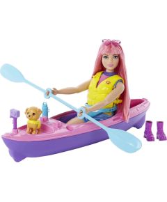 Lalka Barbie Mattel Kemping - Daisy + kajak (HDF75)