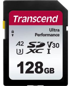 Transcend 340S SDXC 128 GB Class 10 UHS-I/U3 A2 V30 (TS128GSDC340S)