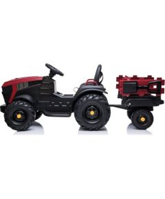 Akumulatora traktors ar piekabi BDM0925, sarkans