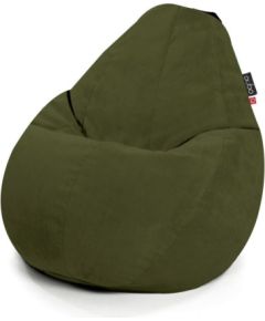 Qubo Comfort 90 Moss VELVET FIT Augstas kvalitātes krēsls Bean Bag