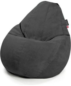 Qubo Comfort 90 Graphite VELVET FIT Augstas kvalitātes krēsls Bean Bag