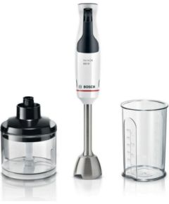 Bosch Serie 4 MSM4W420 blender 0.6 L Cooking blender 800 W Black, Transparent, White