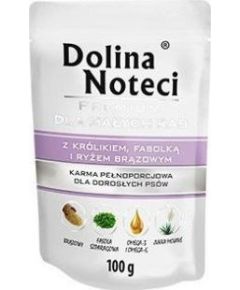 Dolina Noteci Dolina Noteci Premium z Królikiem Fasolką i Ryżem Brązowym Małe Rasy 100 g