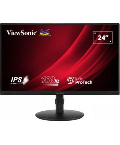 LCD Monitor VIEWSONIC VG2408A-MHD 23.8" Business Panel IPS 1920x1080 16:9 100Hz Matte 5 ms Speakers Swivel Pivot Height adjustable Tilt Colour Black VG2408A-MHD