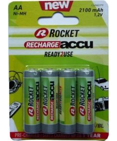 Rocket Precharged HR6 2100MAH ALWAYS READY Блистерная упаковка 4шт.